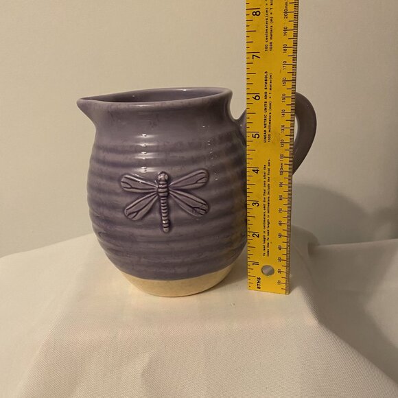 Lavender Teleflora Gift Dragonfly Vase, Flower Vase, Boho Home Decor - Picture 2 of 13